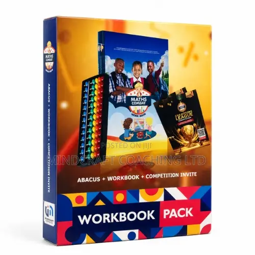 Maths Combat Kit With Colourful 17 Rod Soroban Abacus for Kids