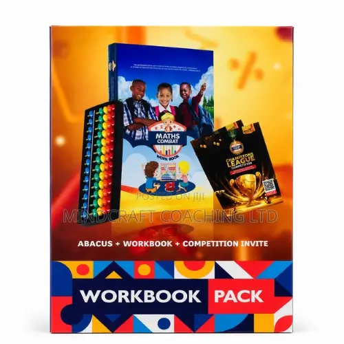 Maths Combat Kit With Colourful 17 Rod Soroban Abacus for Kids