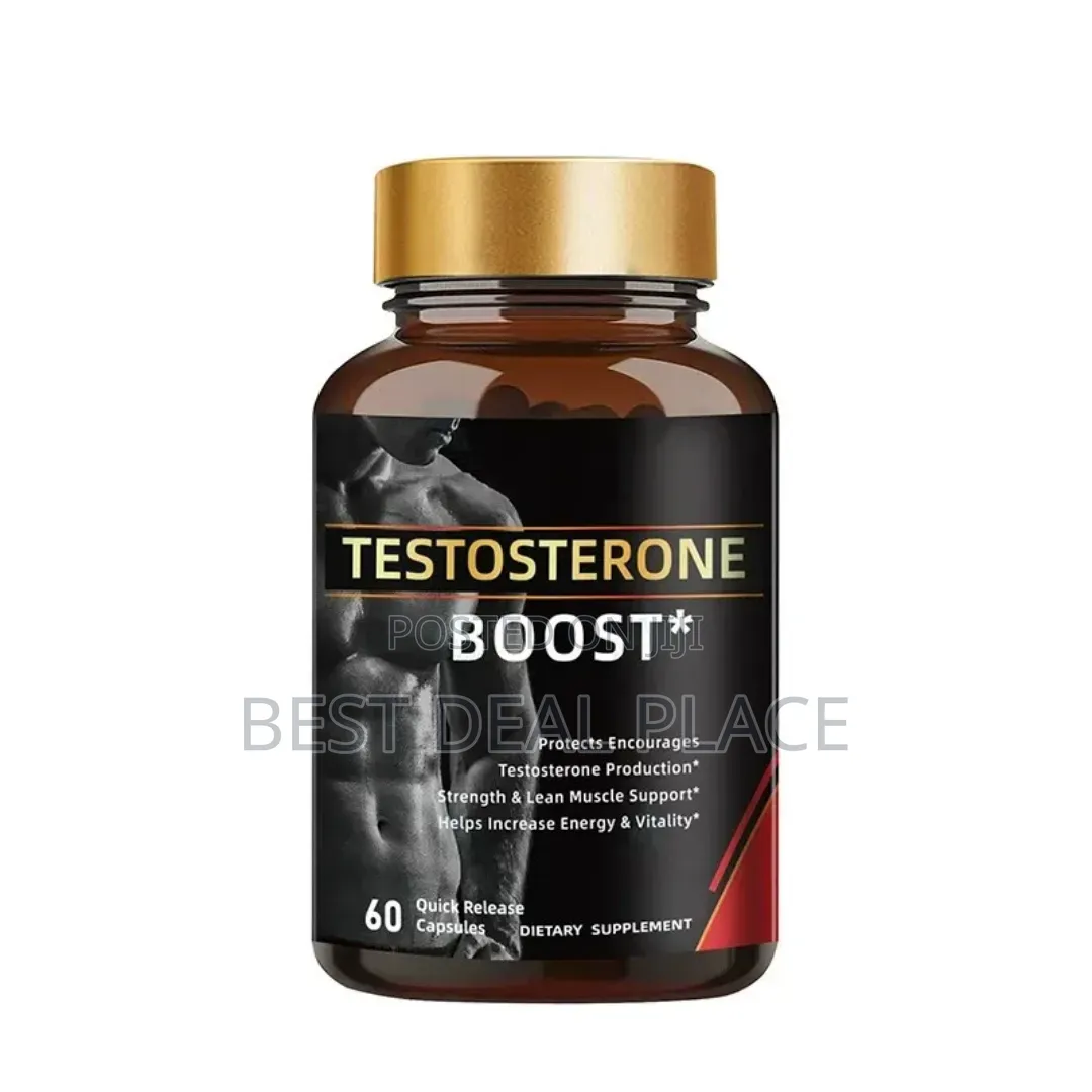 Testosterone Booster Herbal Capsules for Energy Muscle and Performance