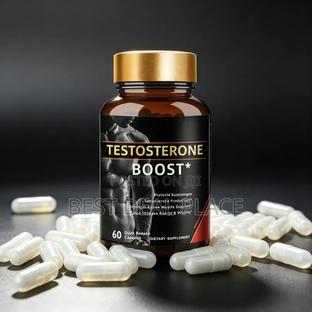 Testosterone Booster Herbal Capsules for Energy Muscle and Performance