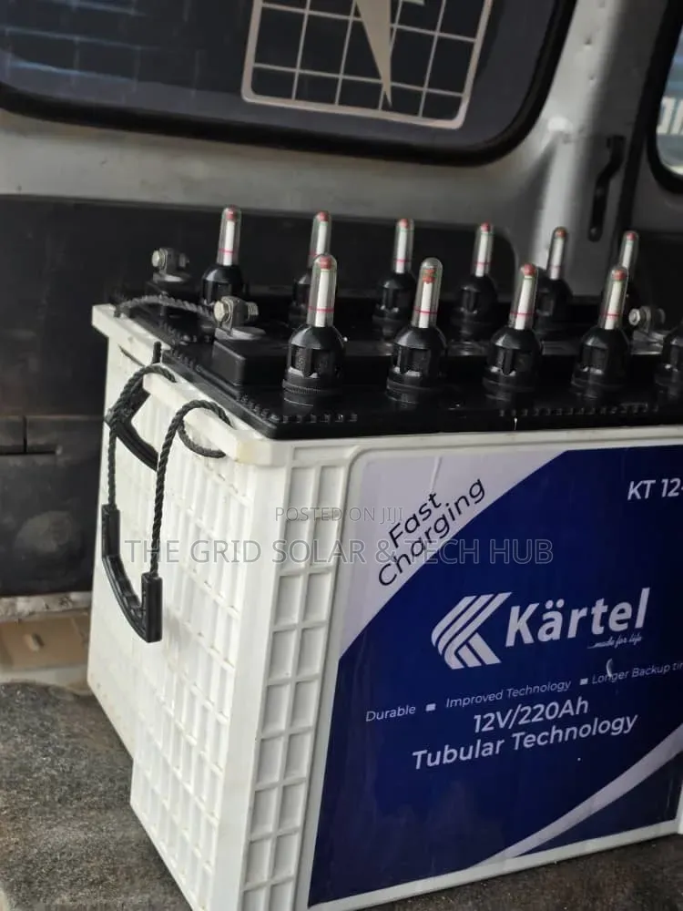 ​Slightly Used Kartel 220Ah 12V Tubular Battery (6 Months Old)