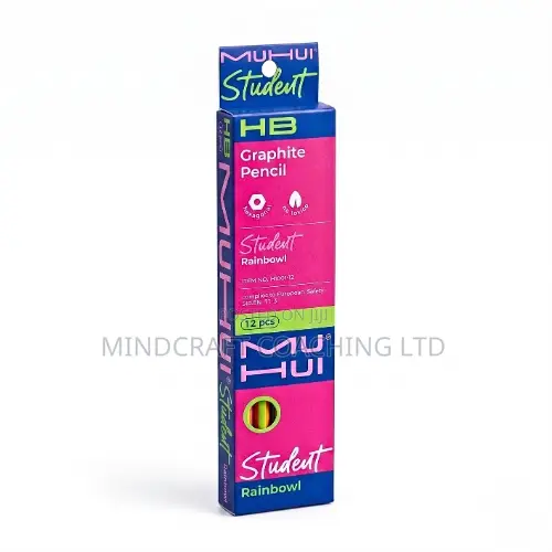 MUHUI HB Graphite Pencils 12 Piece Pack With Erasers for Kids