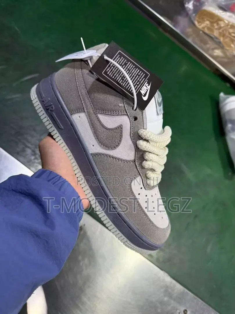 High Quality Nike Air Force 1 Inspired Sneakers With Chunky Lace