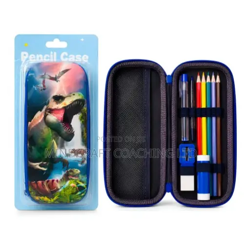 3D Carton Hard Shell EVA Pencil Pouch Case for Kids