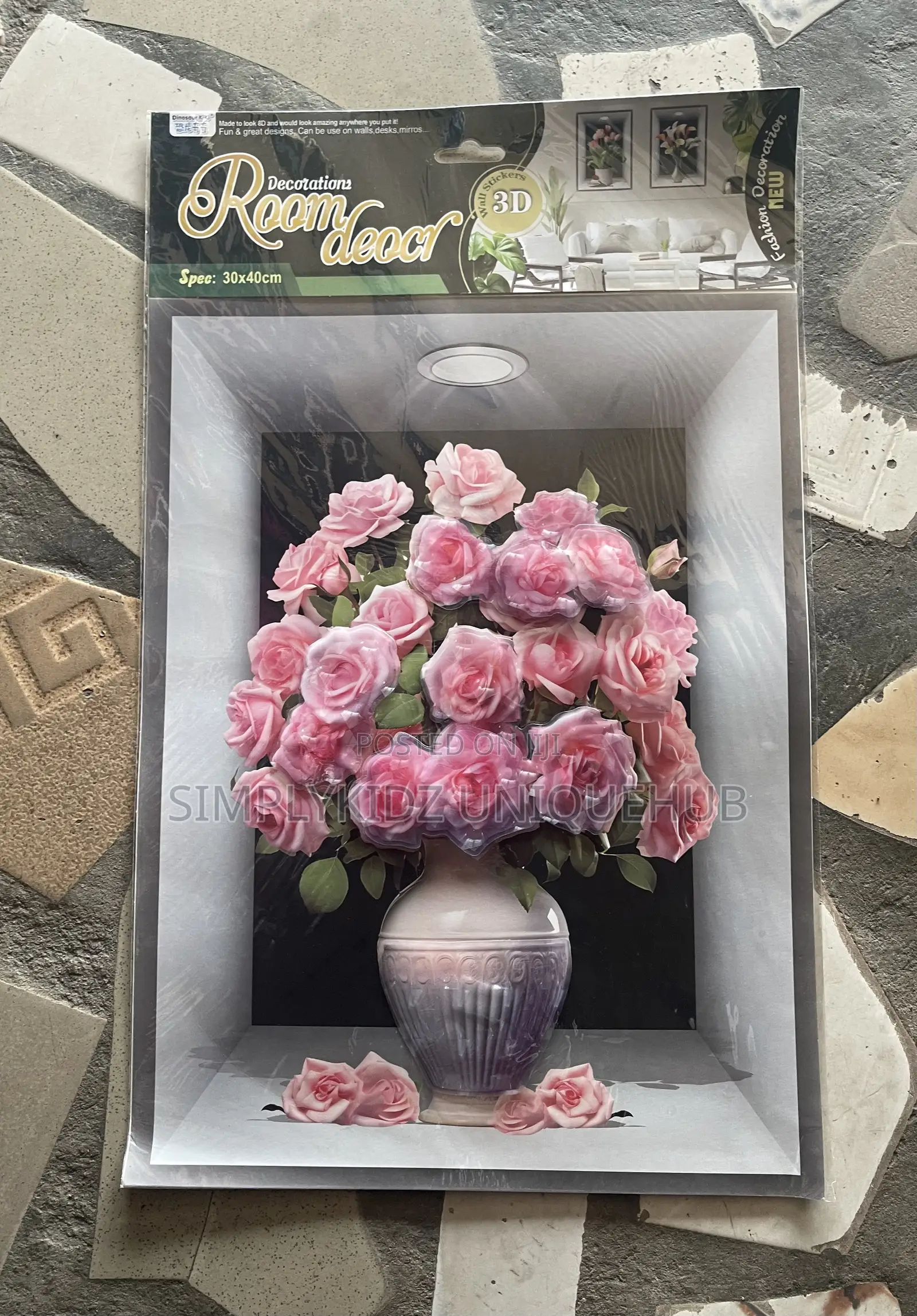 3D Floral Wall Stickers