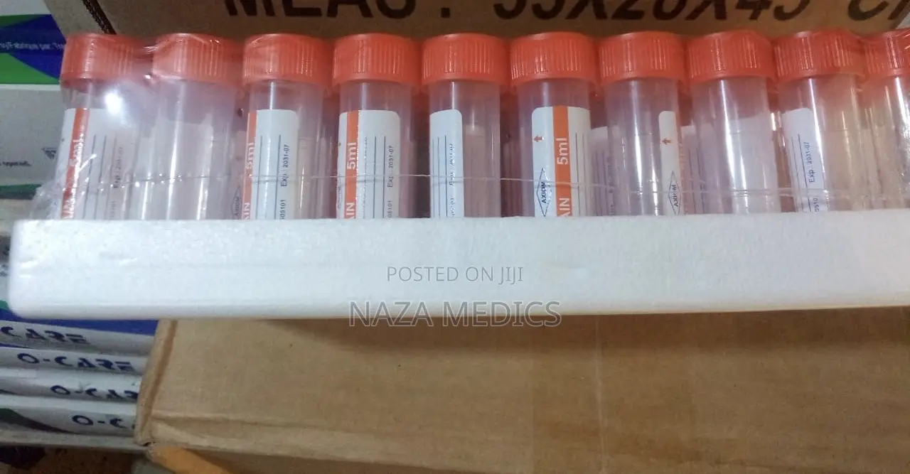 Non-Vacuum Blood Collection Tubes — Plain, 5ml (AXIOM UK)