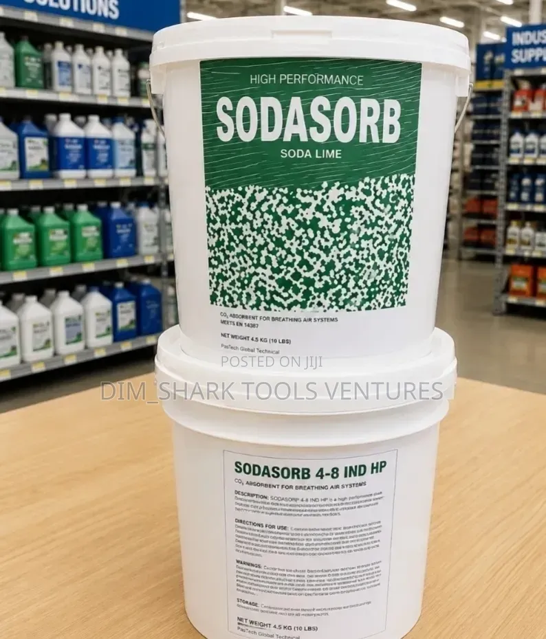 Sodasorb 4-8 IND HP,a Soda Lime Absorbing Carbon Dioxide(CO_2)