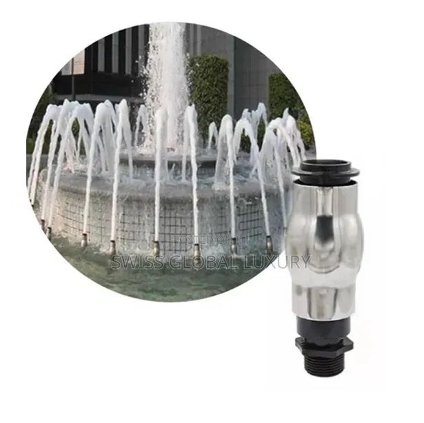 Stainless Steel Europe Ice Fountain Nozzle Spray Head Pond Sprinkler,