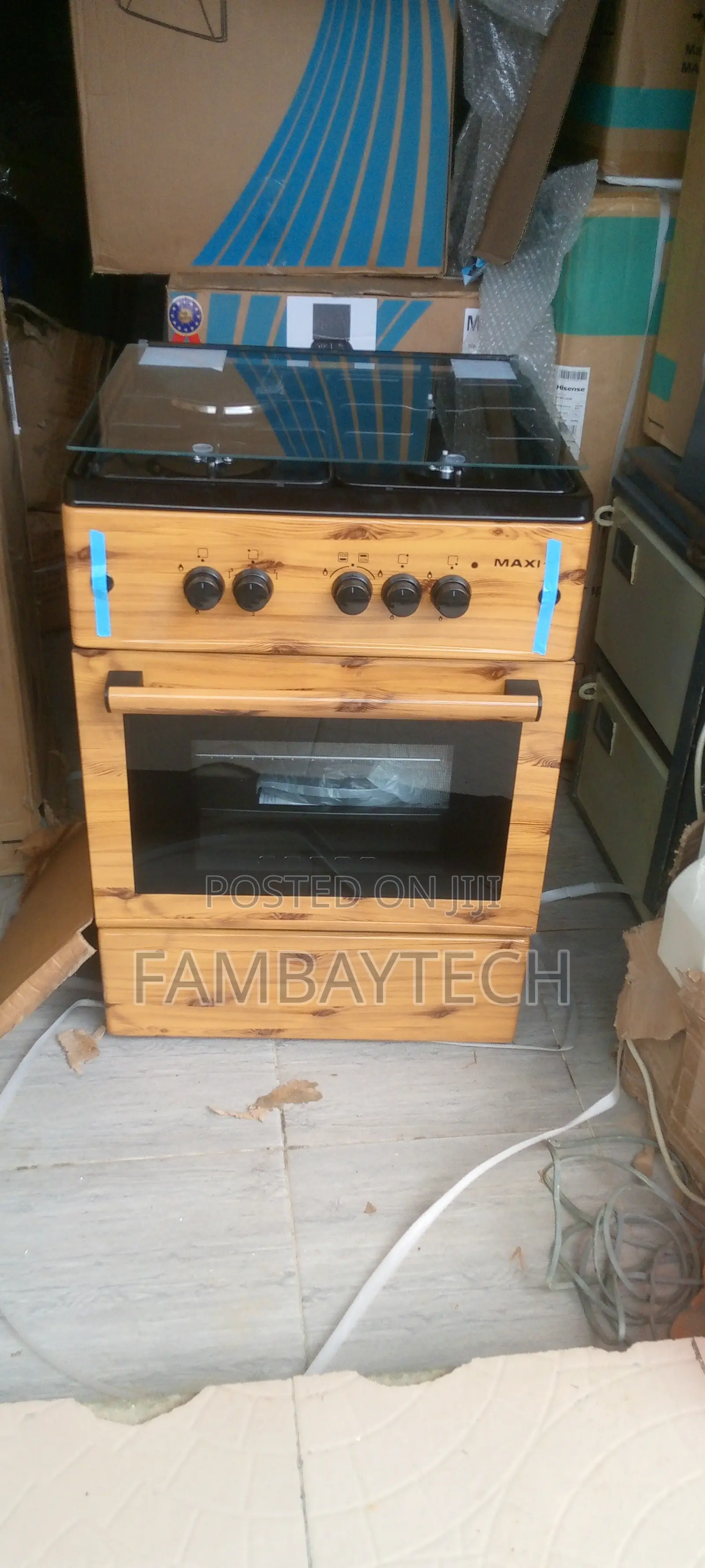 Maxi 6060 Cooker With Hot Plate