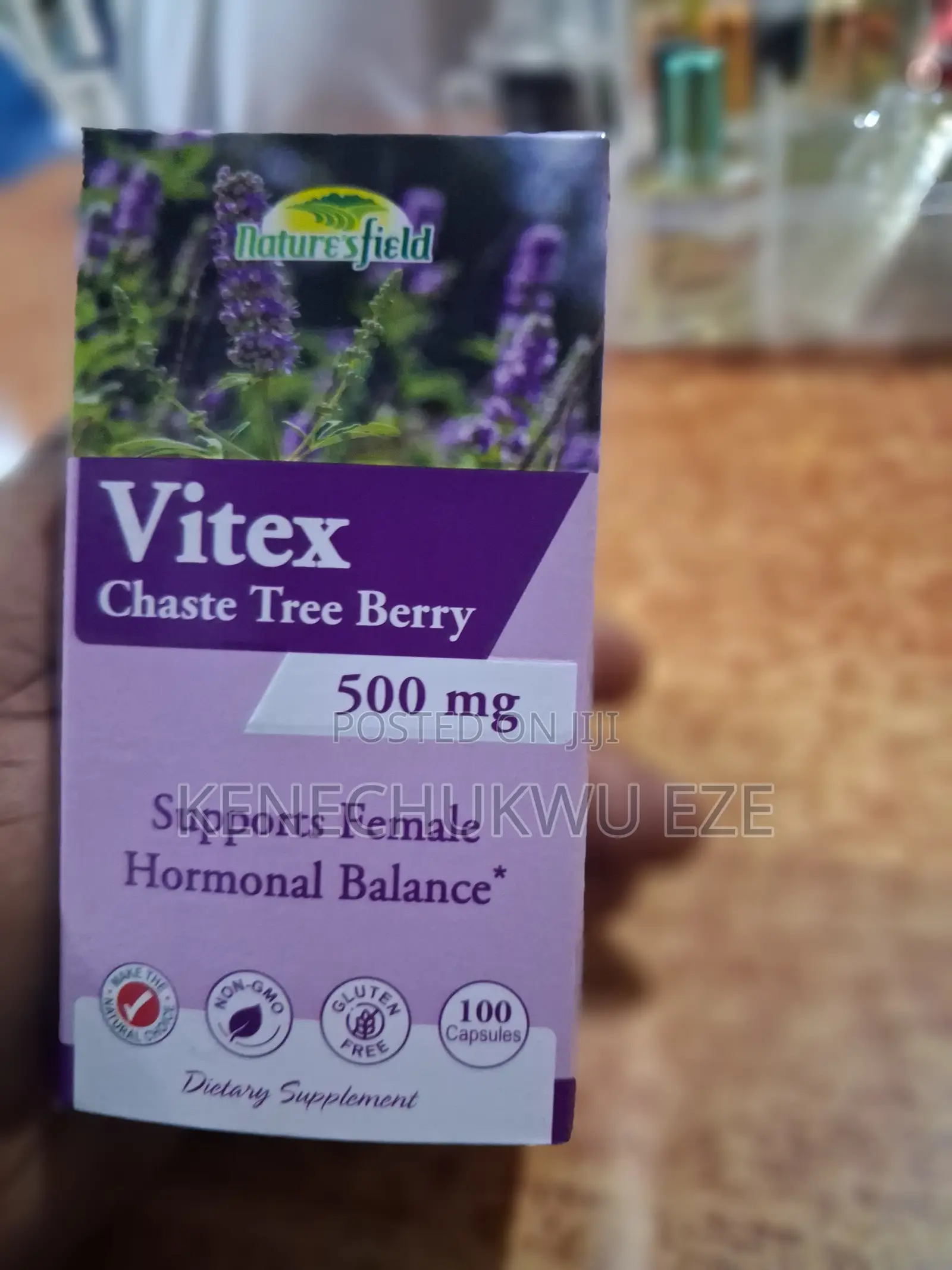 Nature's Field Vitex Chaste Tree Berry 500mg 100 Capsules – Hormonal S
