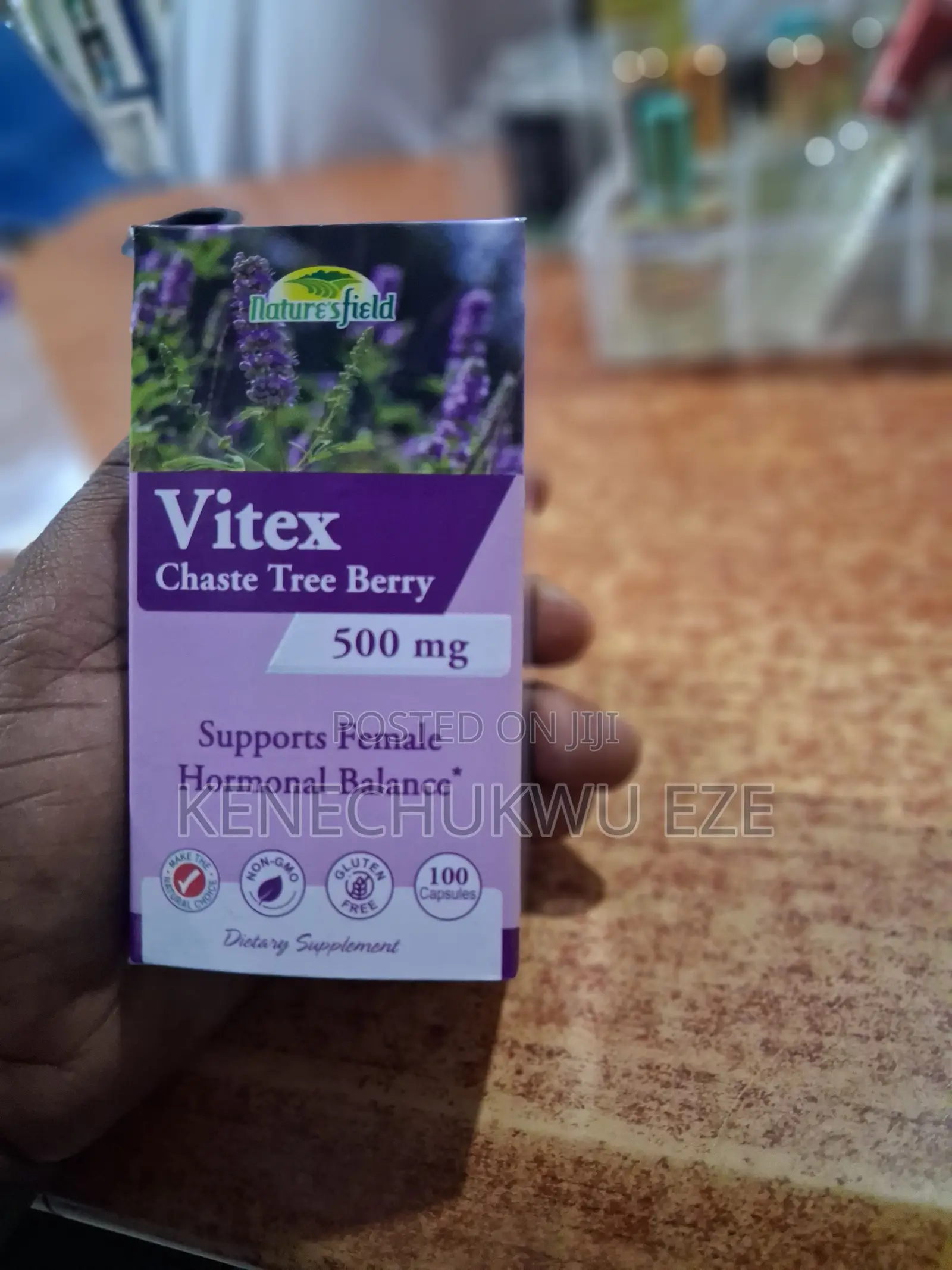 Nature's Field Vitex Chaste Tree Berry 500mg 100 Capsules – Hormonal S