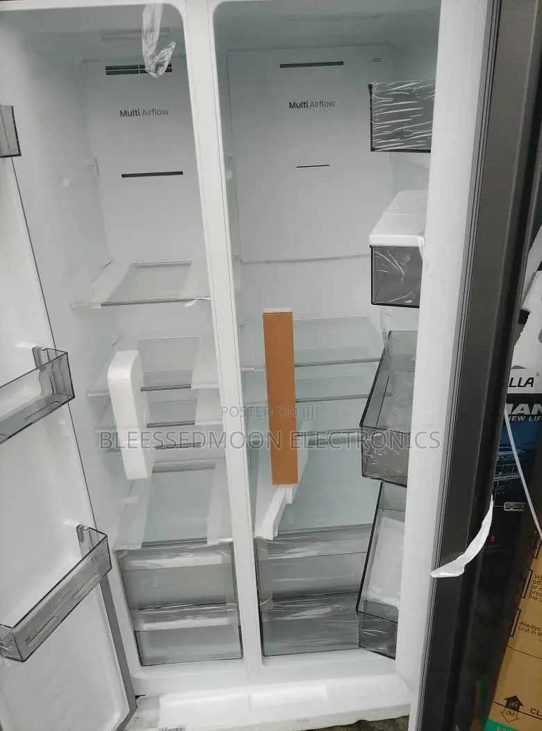Hisense Inverter Side by Side Fridge With Water Dispenser 10 Years W