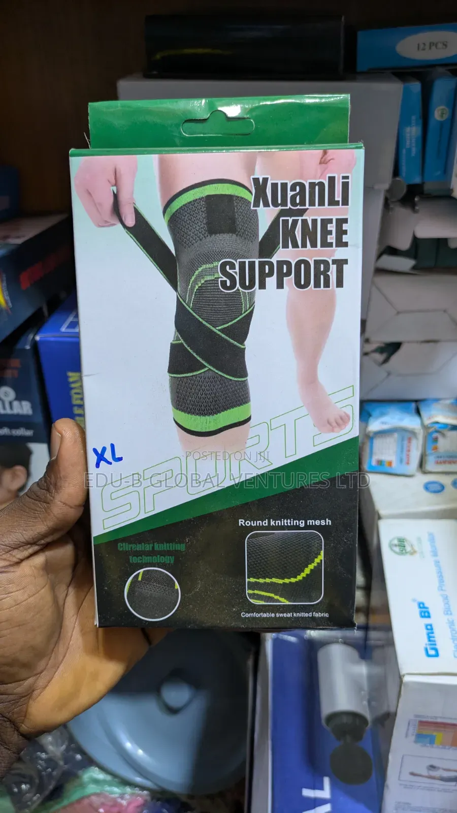 Knee Support With Adjustable Straps