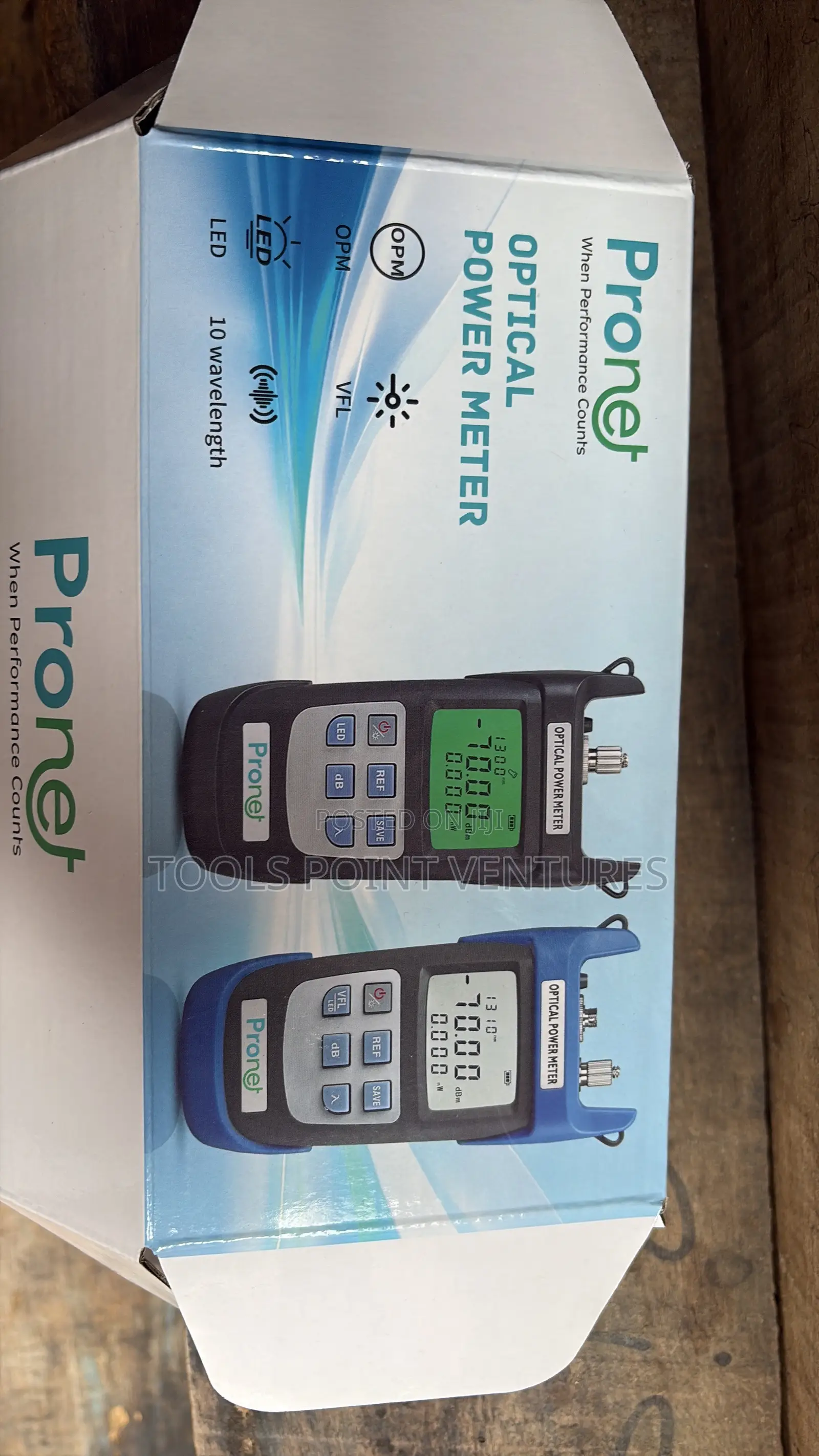 Pronet Optical Power Meter – Fiber Optic Power Tester