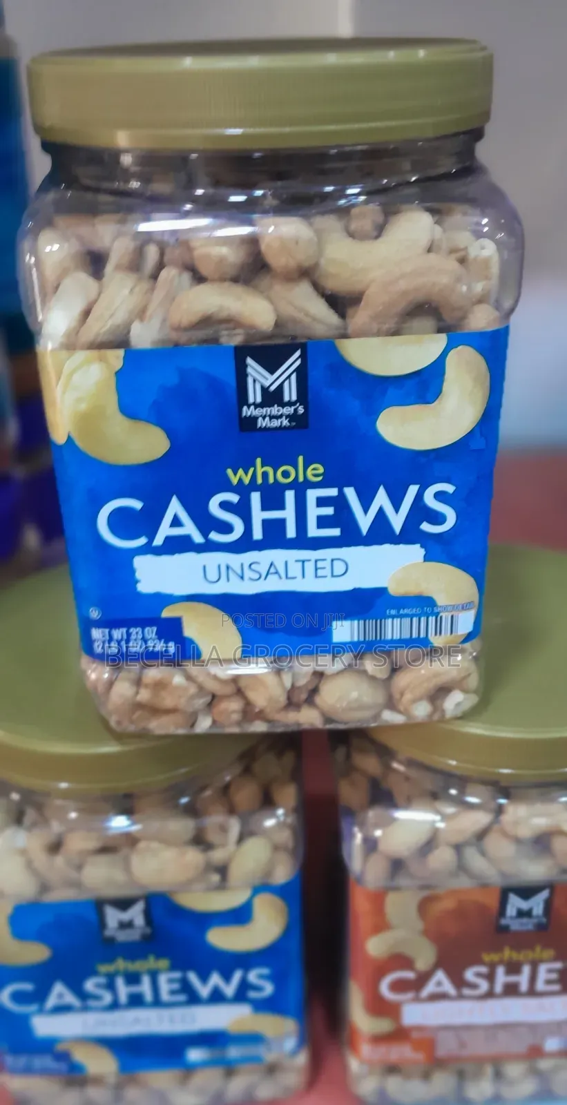 Membermark Whole Cashew Unsalted 936g