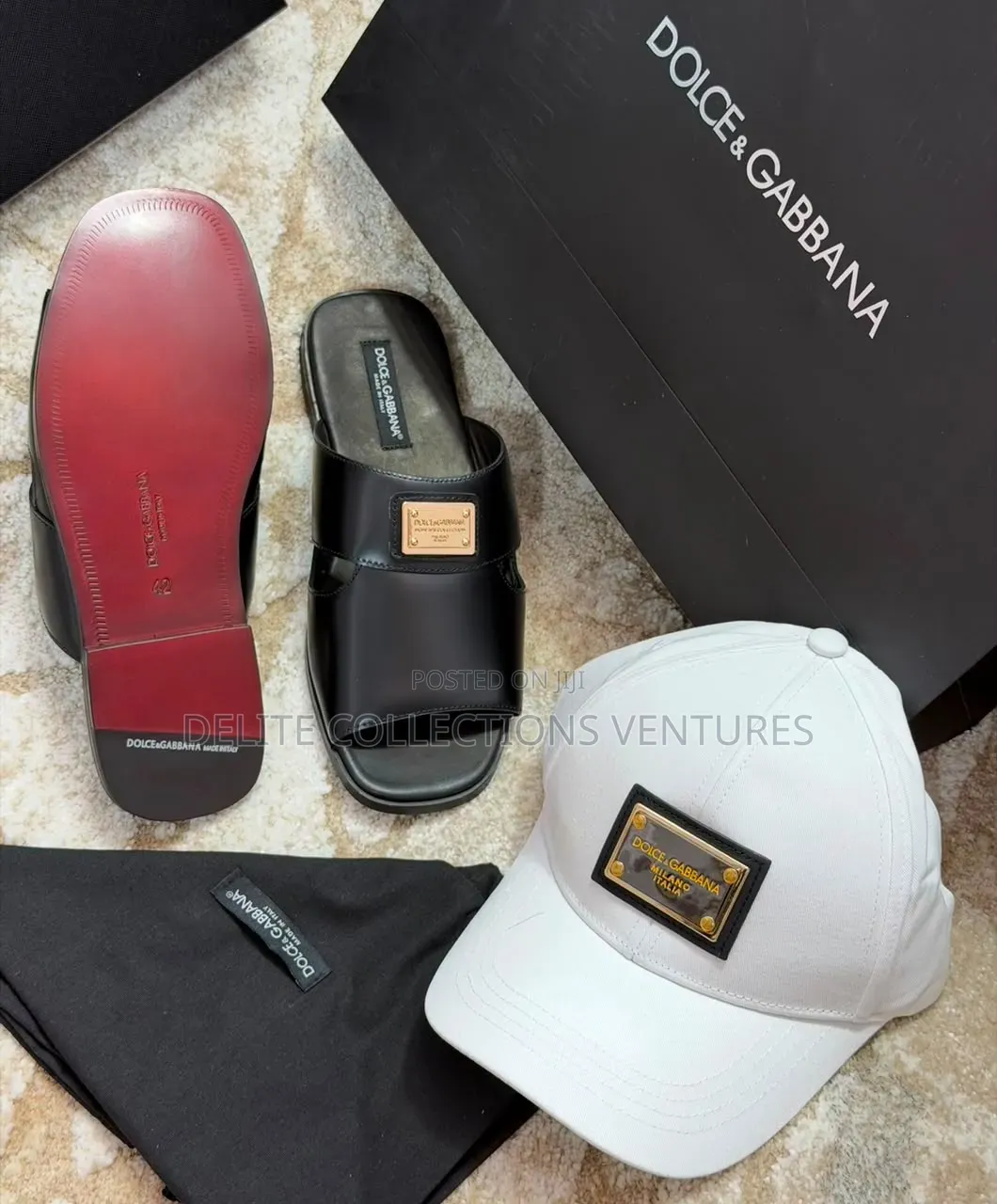 *Premium Men’s Quality Italy  D G Slippers