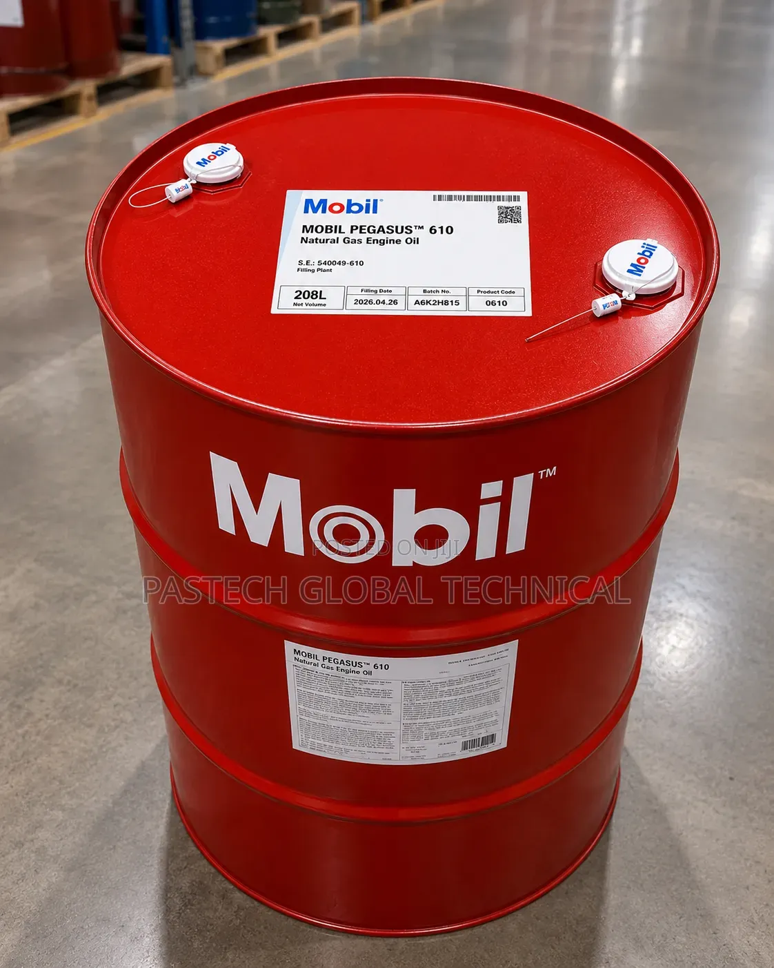 Mobil Pegasus 610 Natural Gas Engine Oil || 208L Drum