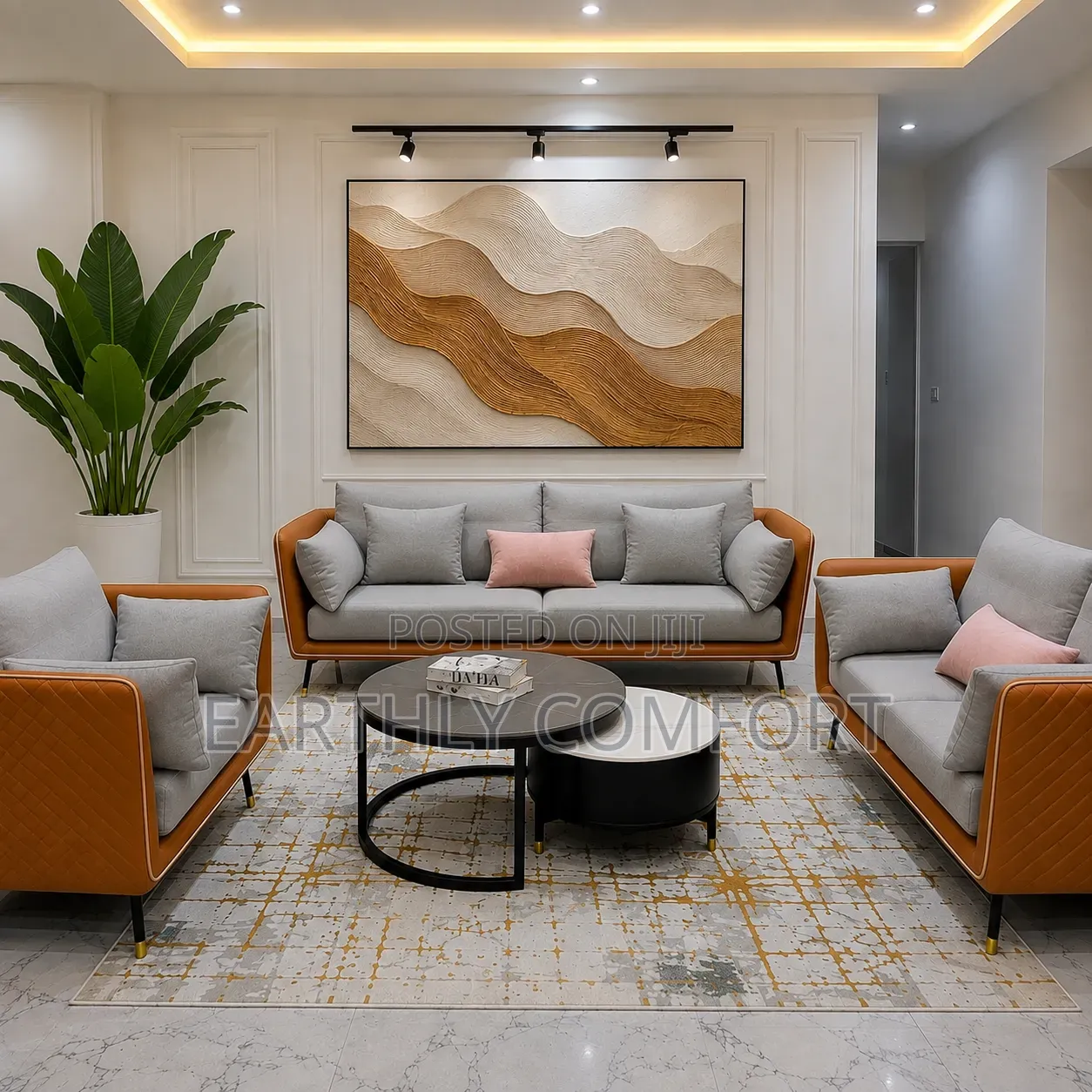 Modern Living Room Interior Design | TV Console, Sofa Set Home Deco
