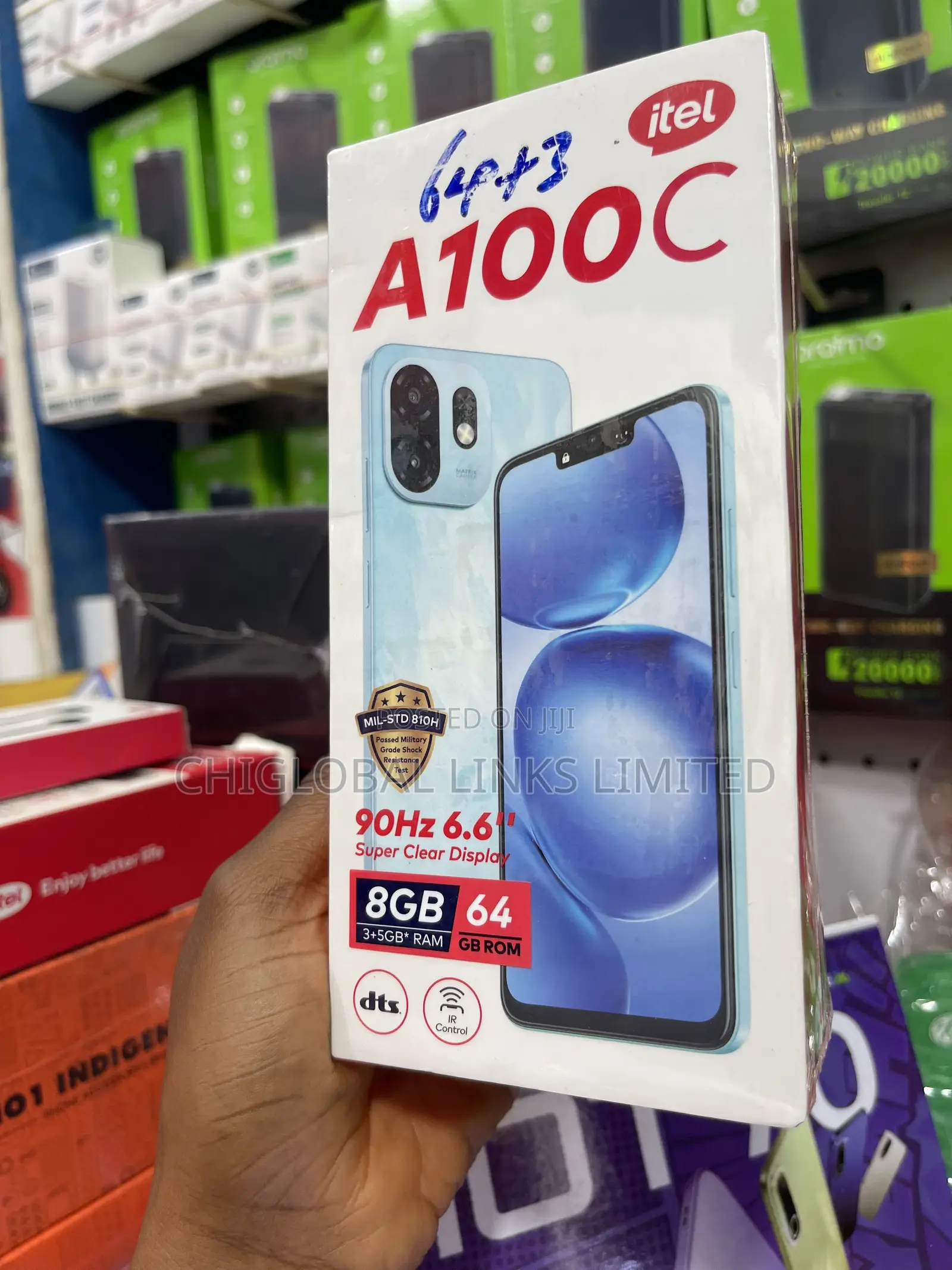 New Itel A100C 64 GB Blue
