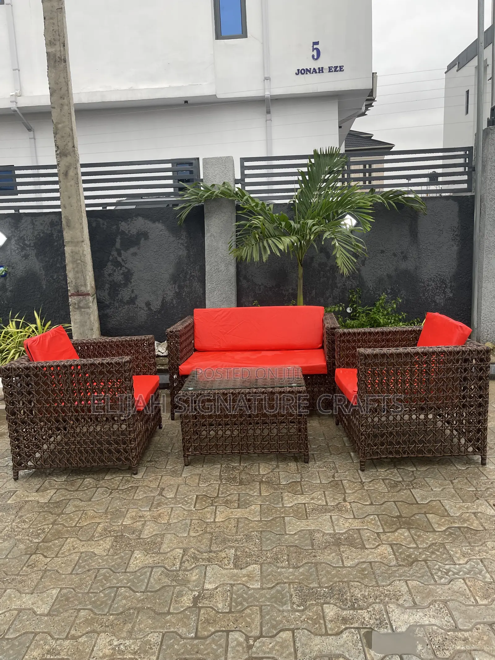 Handcrafted Rattan Knash Box Chair for Indoor/Outdoor