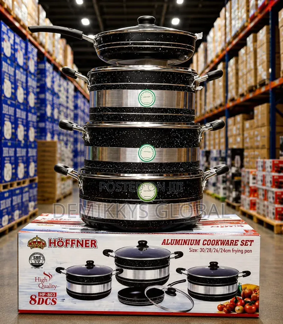 Hoffner 803- 8 Pieces Non-Stick Set