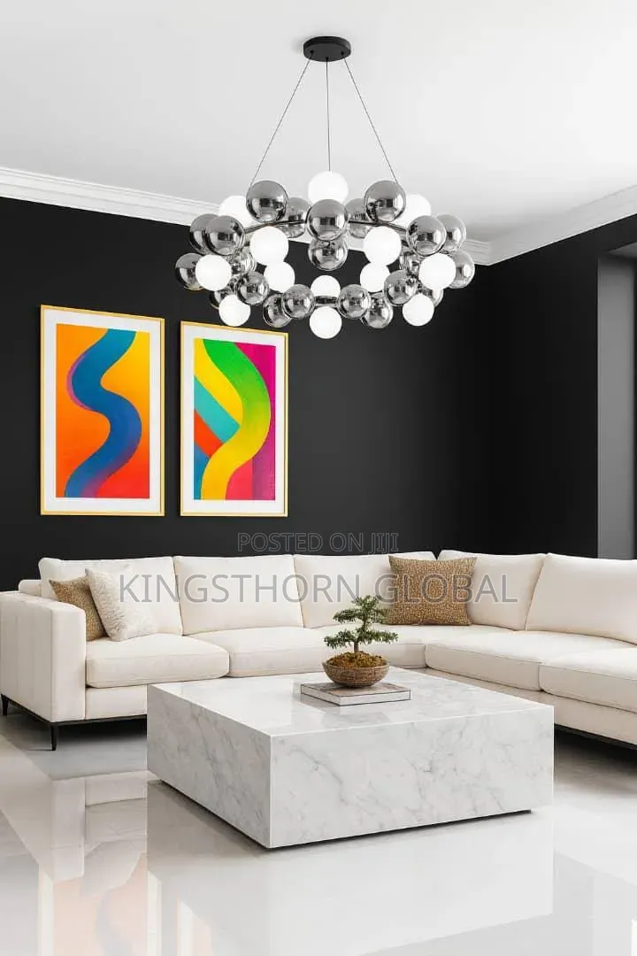 1000mm 42-Glass Modern Globe Chandelier With Free Bulbs