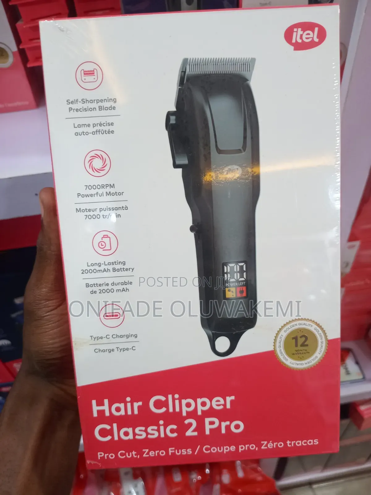 Hair Clipper Classic 2 Pro IHC-33Pro