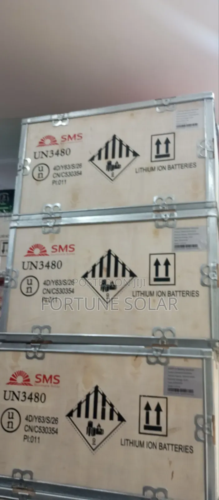 SMS Lithium Battery 15kwh 48v With Digital Display
