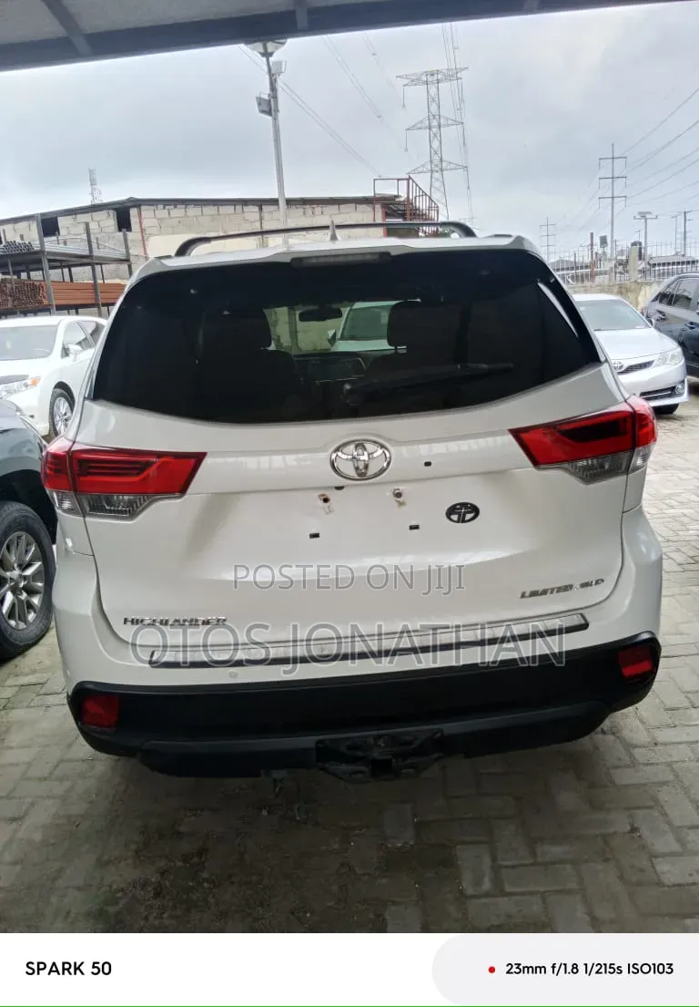 Toyota Highlander Limited V6 4x4 (3.5L 6cyl 6A) 2016 White