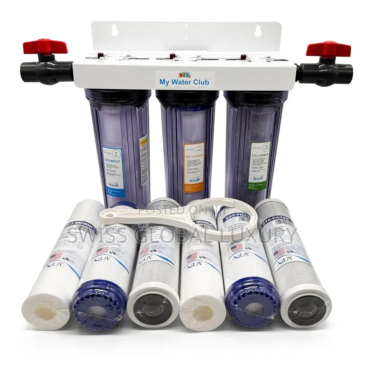 High Grade 3-Stage Water Filter System