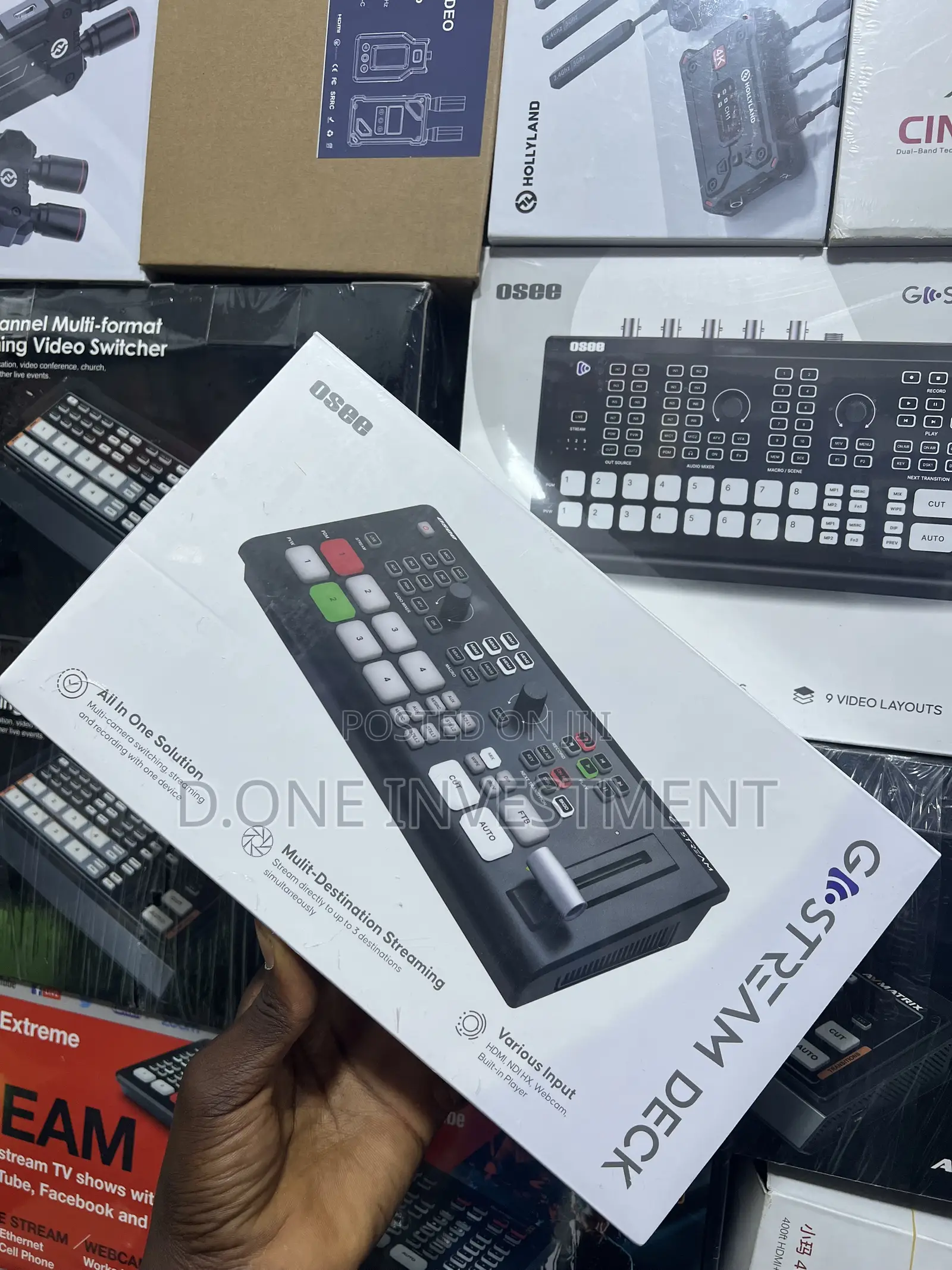 OSEE GoStream Deck HDMI USB Live Streaming Video Switcher