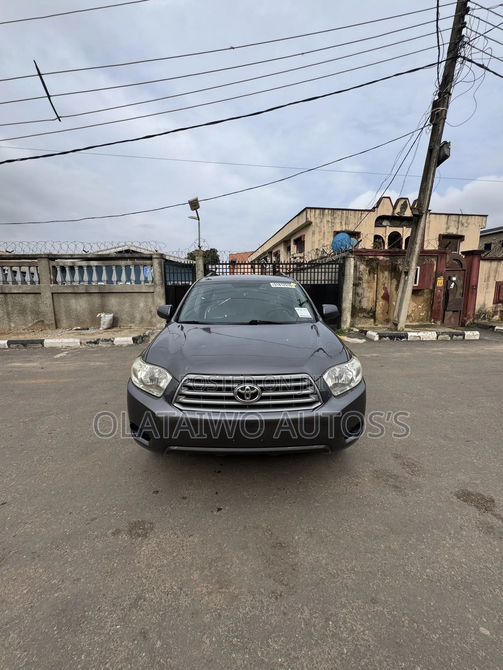 Toyota Highlander 4x4 2008 Gray