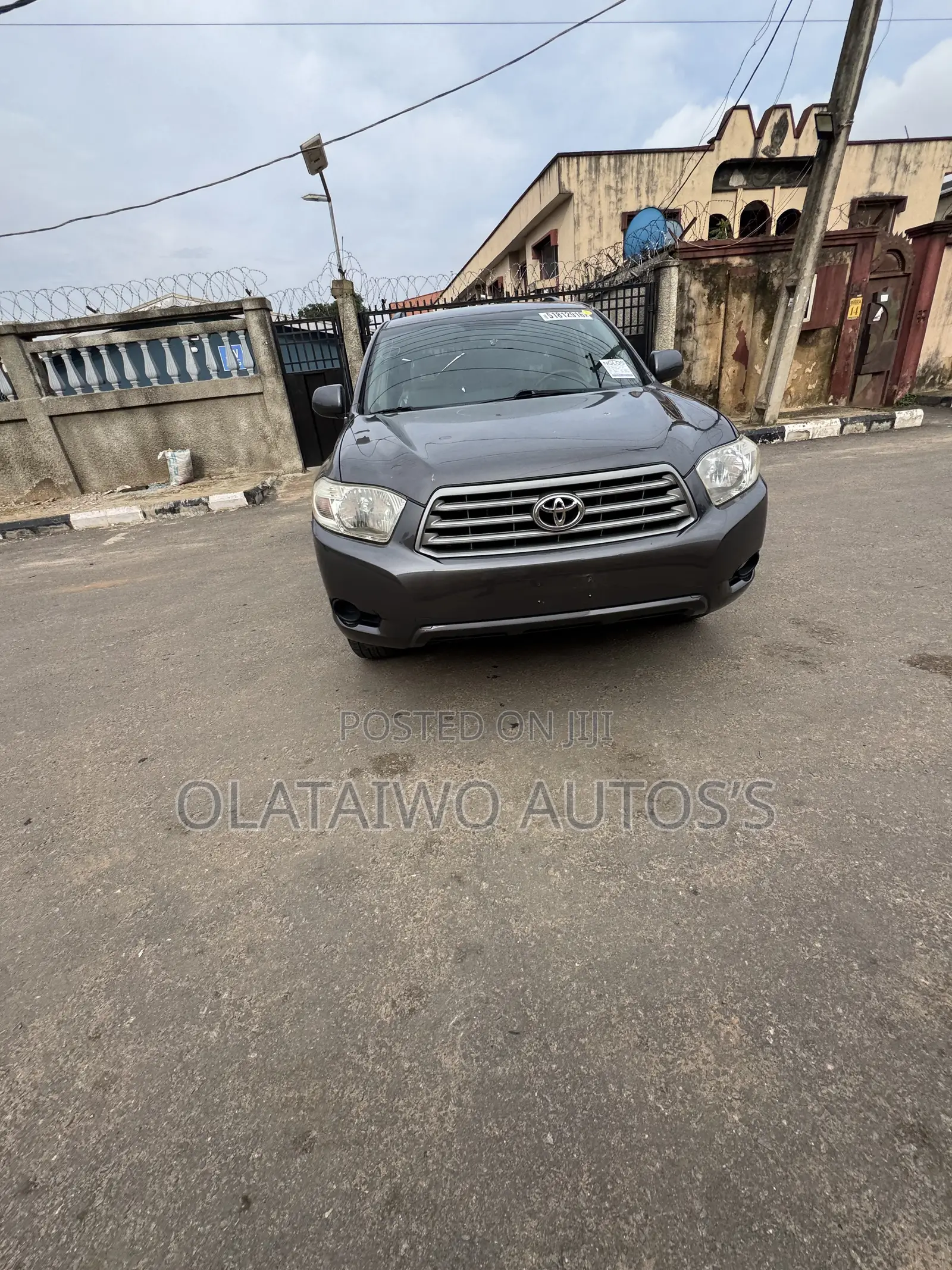 Toyota Highlander 4x4 2008 Gray