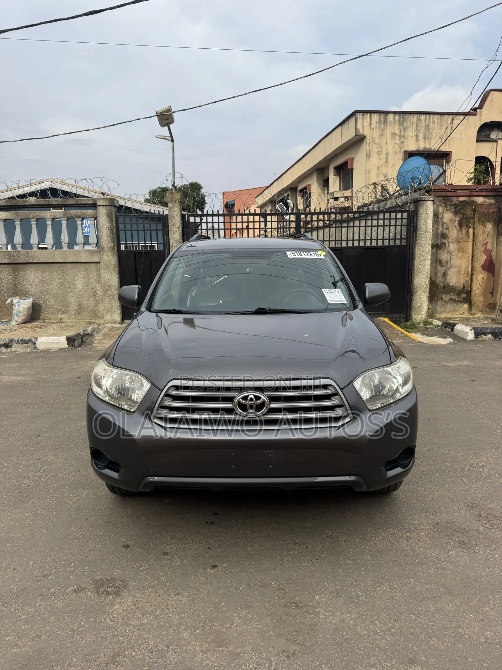 Toyota Highlander 4x4 2008 Gray