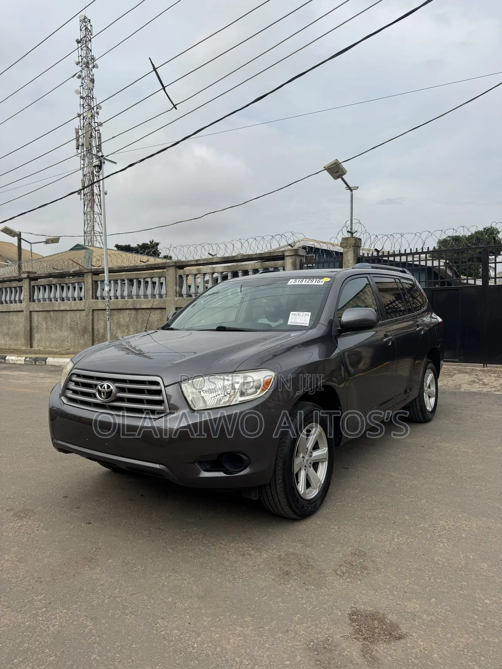 Toyota Highlander 4x4 2008 Gray