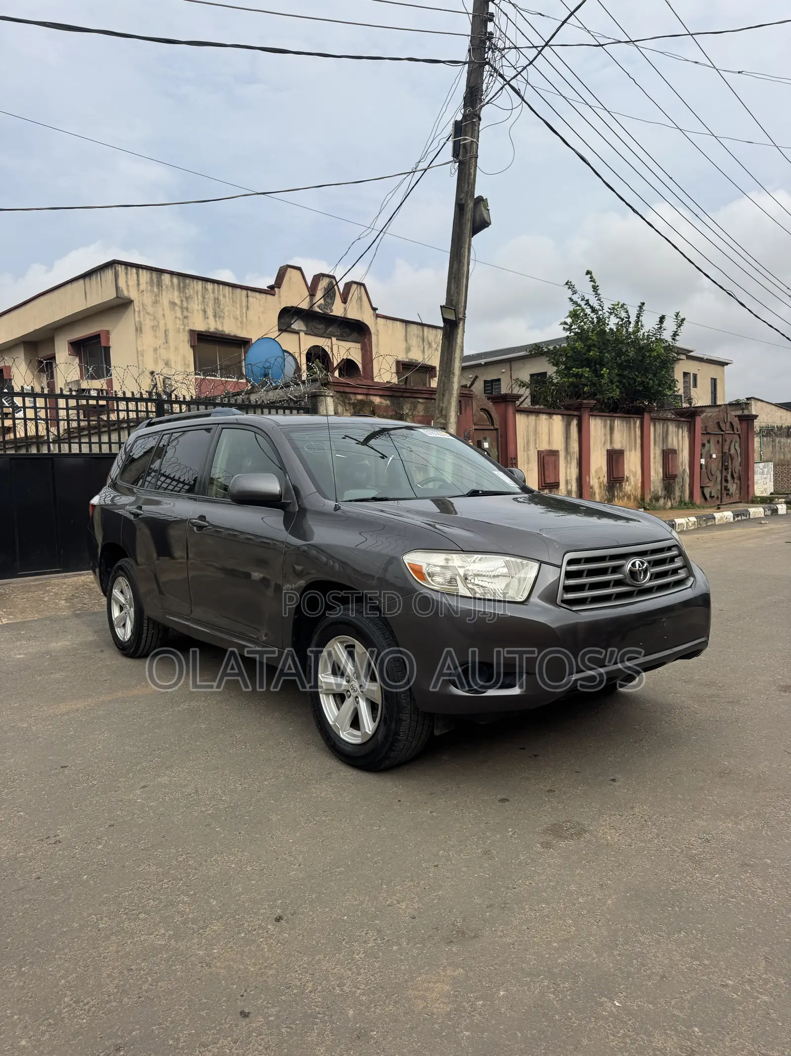 Toyota Highlander 4x4 2008 Gray