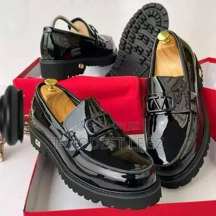 Premium Quality Men's Designer's Valentino Glossy Shoes