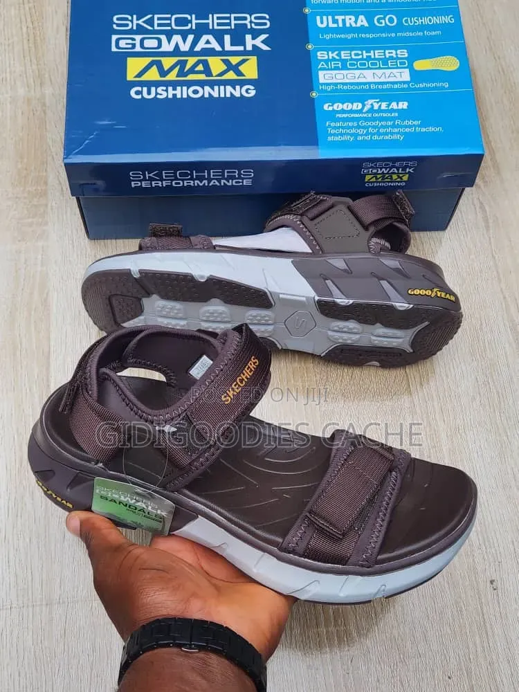 Skechers GoWalk Max Cushioning Sport Sandals Size 40-45