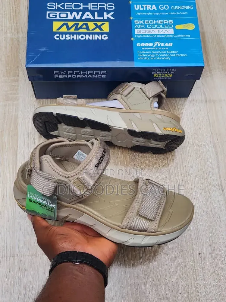 Skechers GoWalk Max Cushioning Sport Sandals Size 40-45