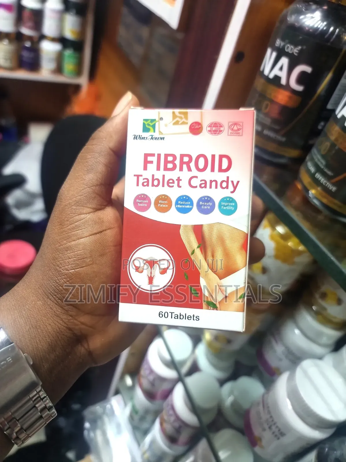 Wins Town Fibroid Tablet Candy for Female Reproductive Wellness