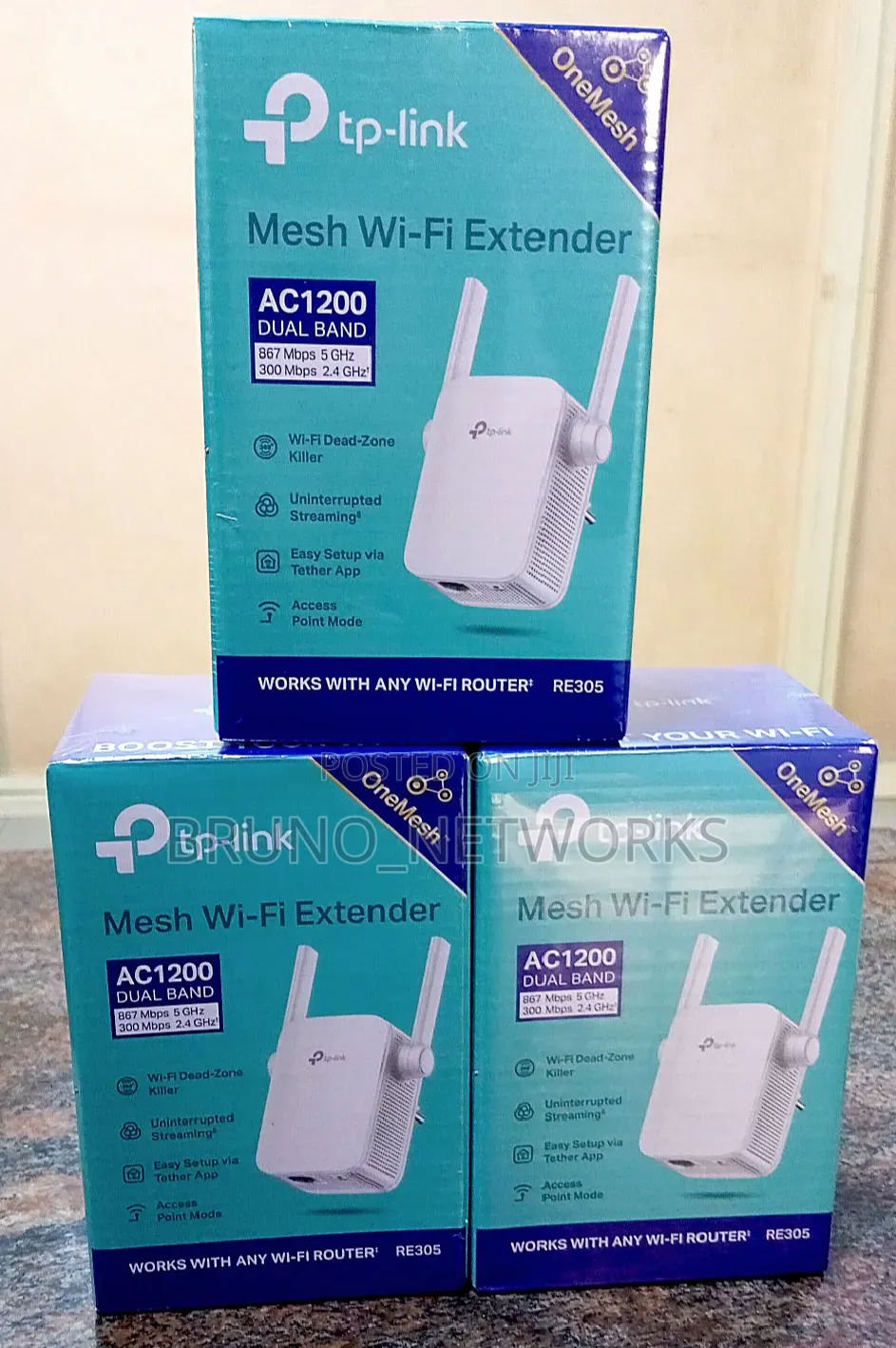 TP Link Mesh Wifi Extender AC 1200 Dual BAND