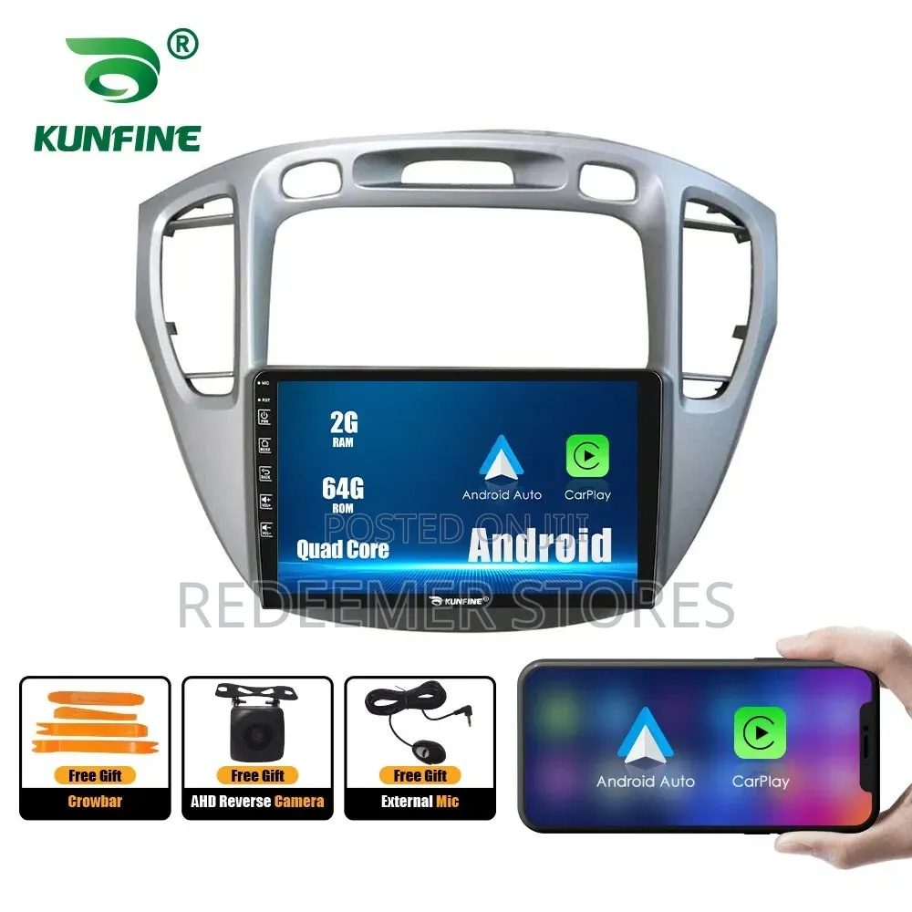 Car Android Stereo With Touch Screen for Toyota Highlander