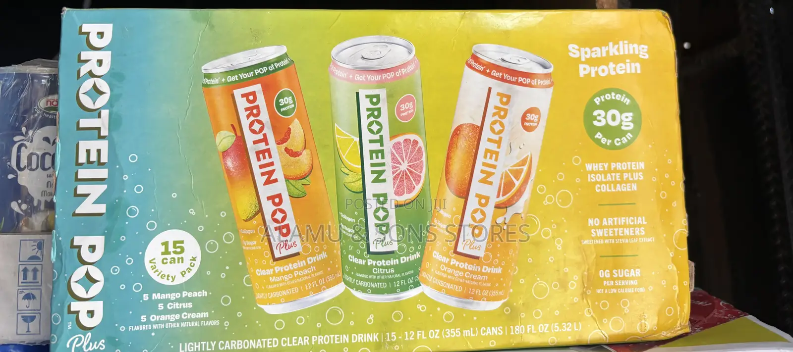 Protein Pop Plus Sparkling Protein Variety Pack
