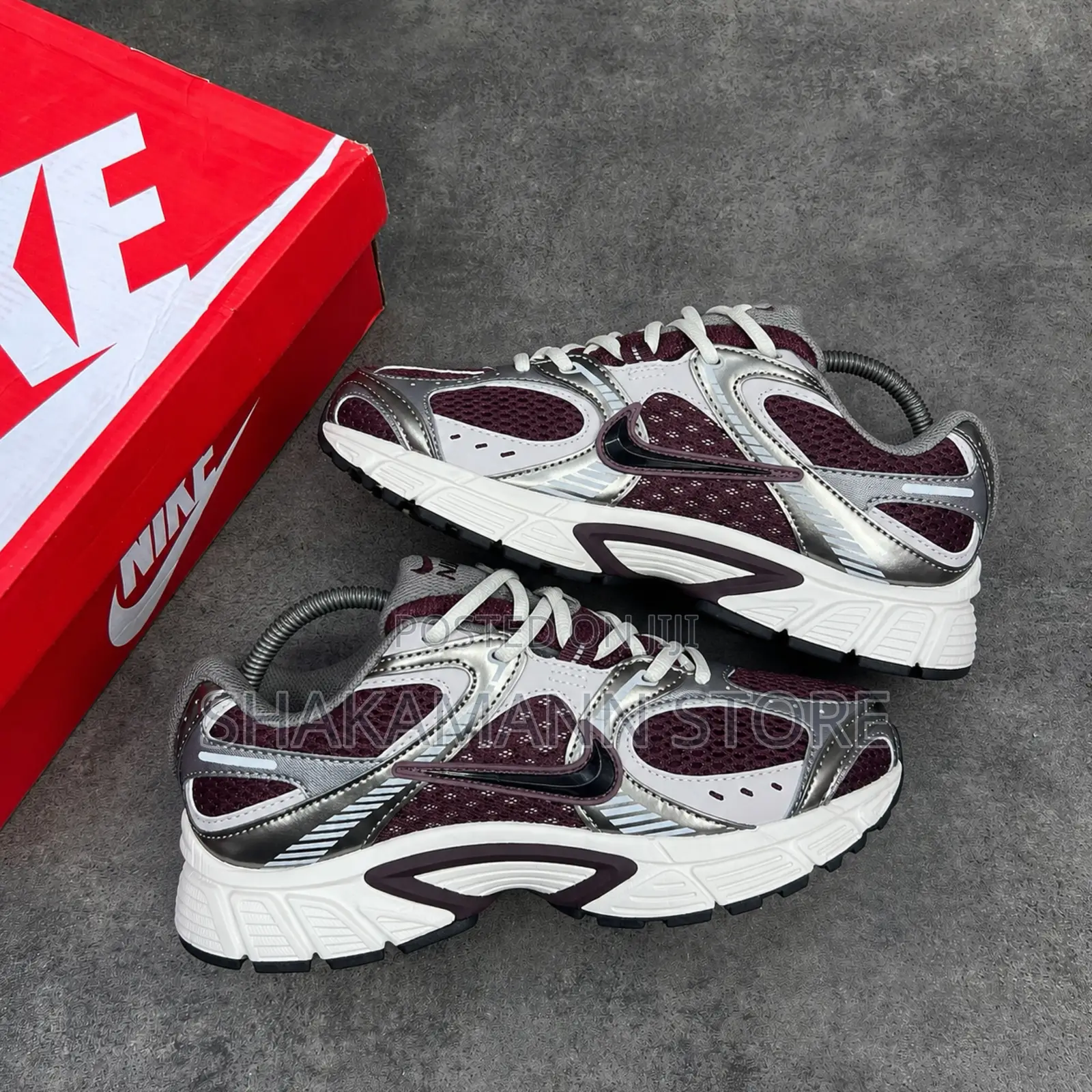 HIGH QUALITY Nike V5 RUNNER Burgundy Crush College Grey