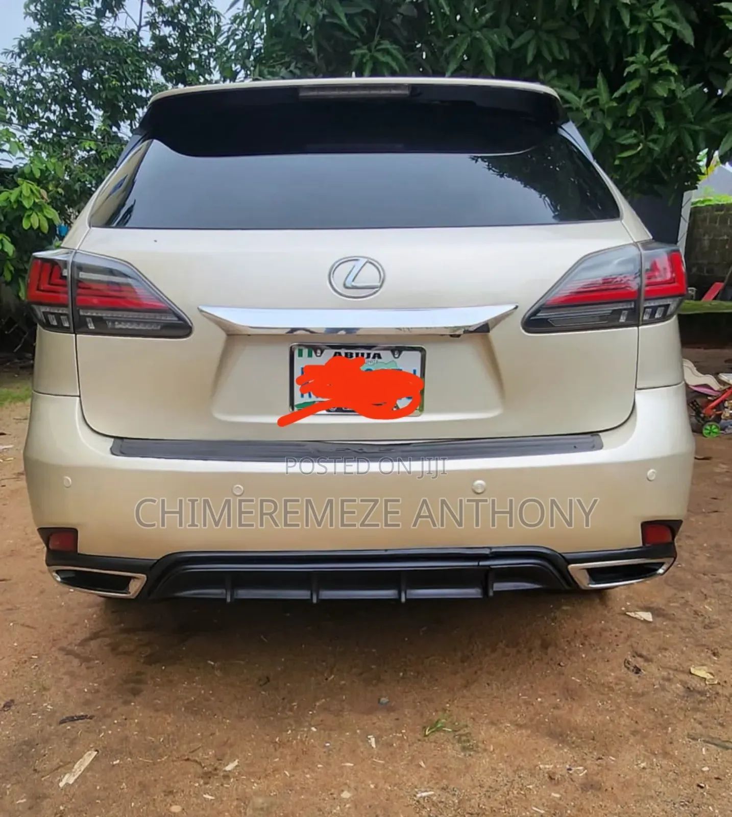 Lexus RX 350 AWD 2012 Gold