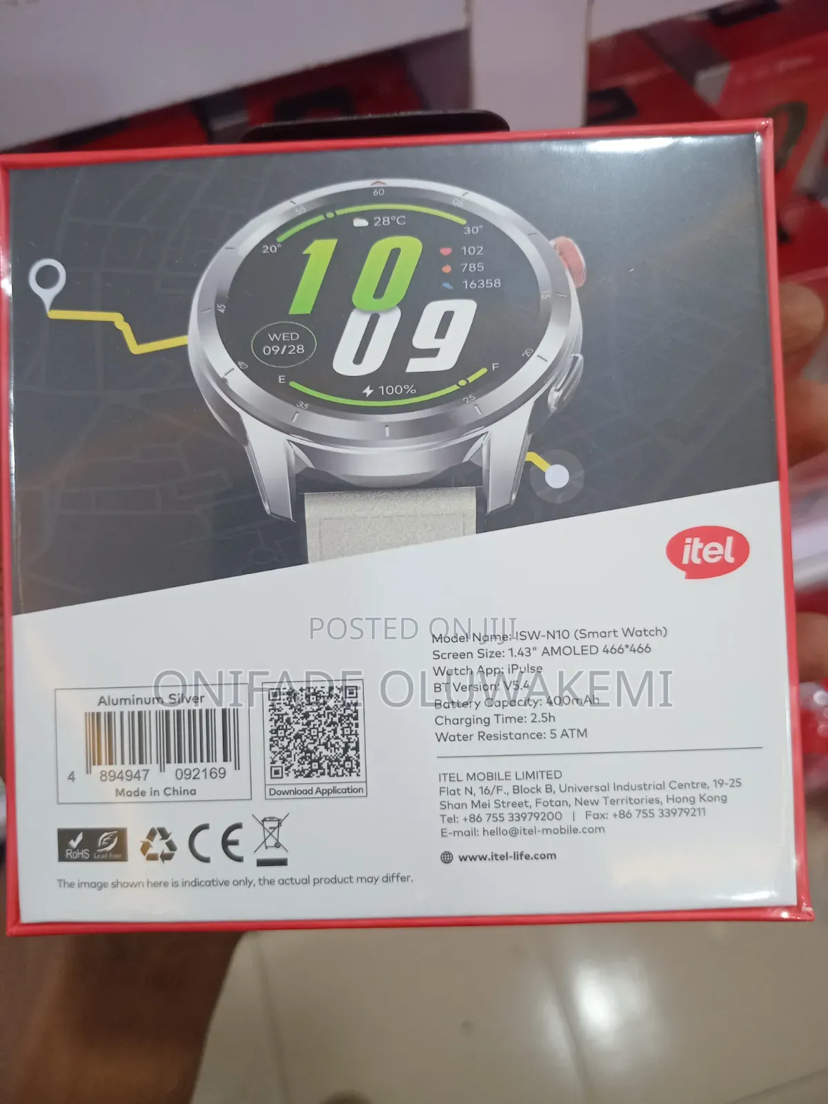 Smart Watch Apex 10 ISW-N10(Smart Watch)