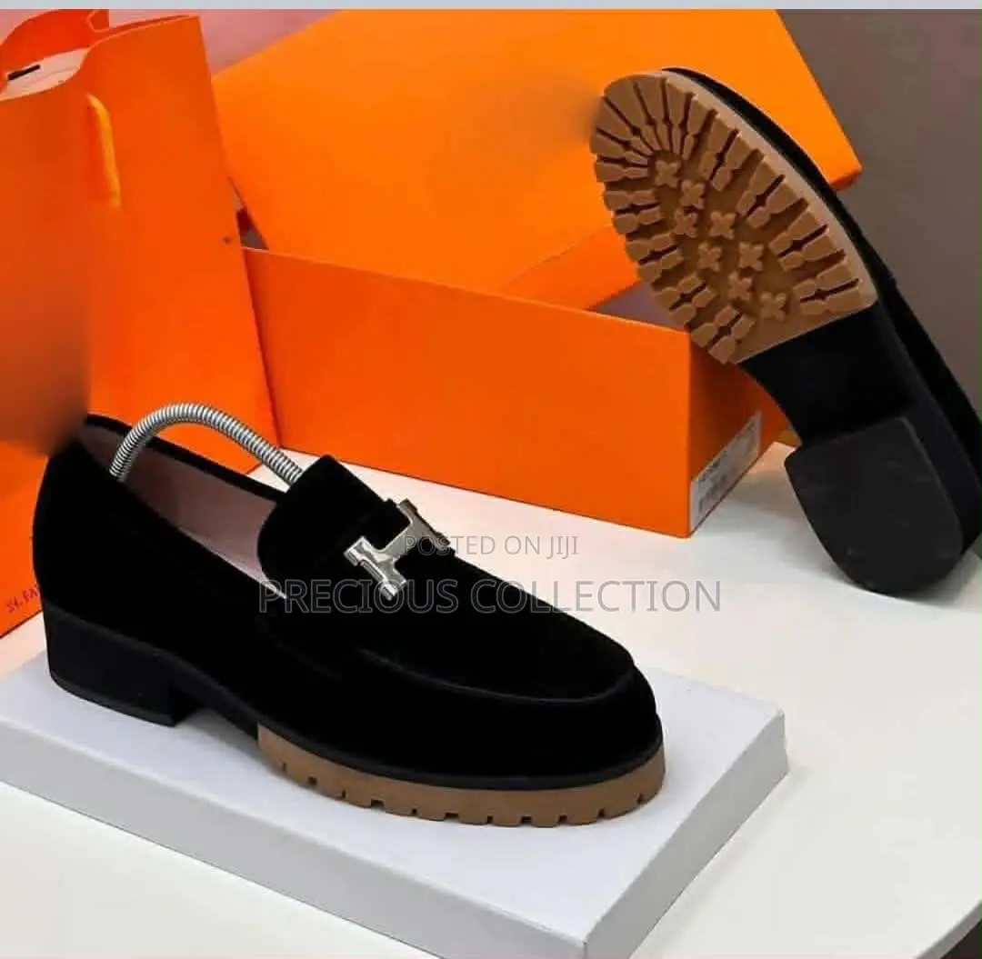 Men’s Hermes Full Suede Loafers