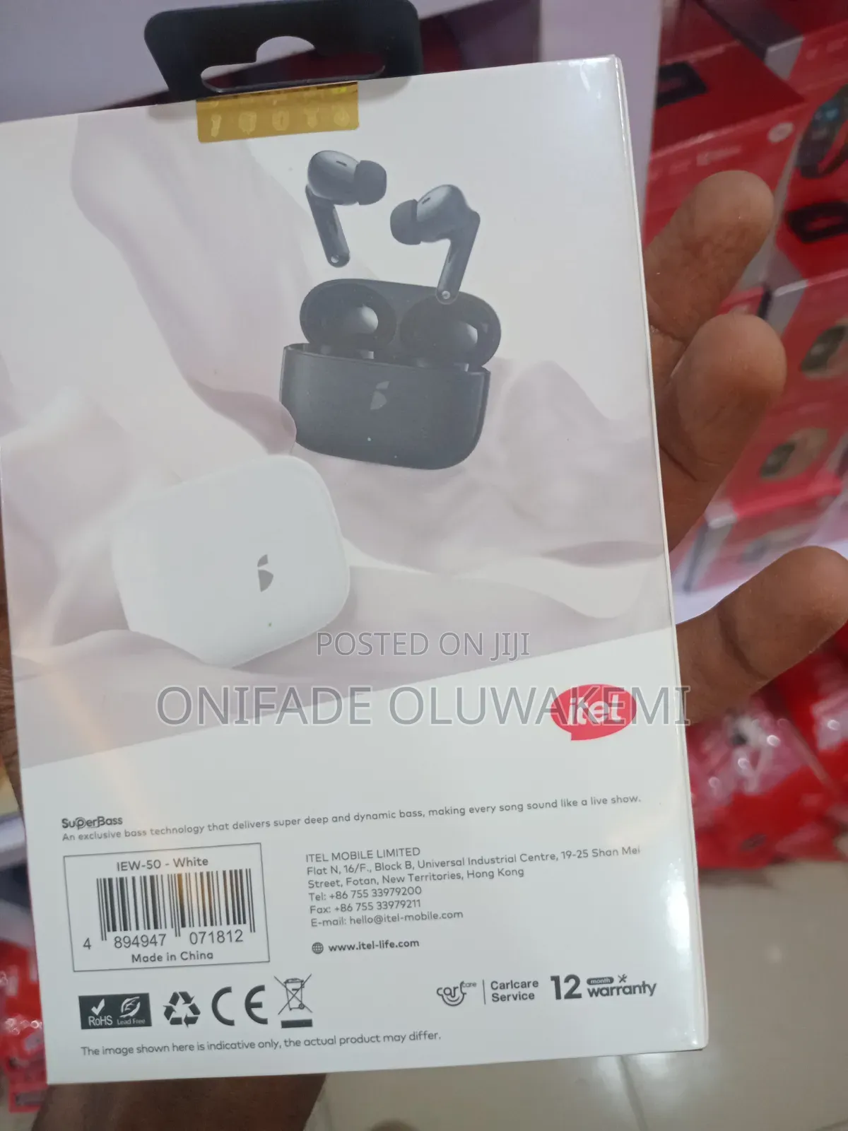 Buds Air 5 Itel Earbud IEW-50