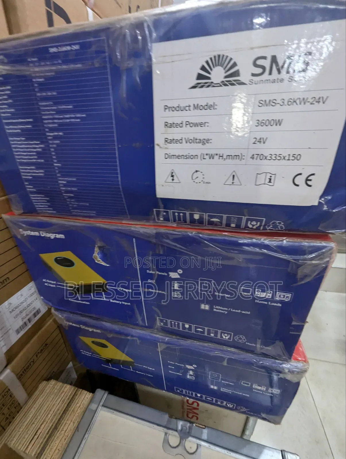 SMS 3.6kva 24v Hybrid Solar Inverters Available in Stock.