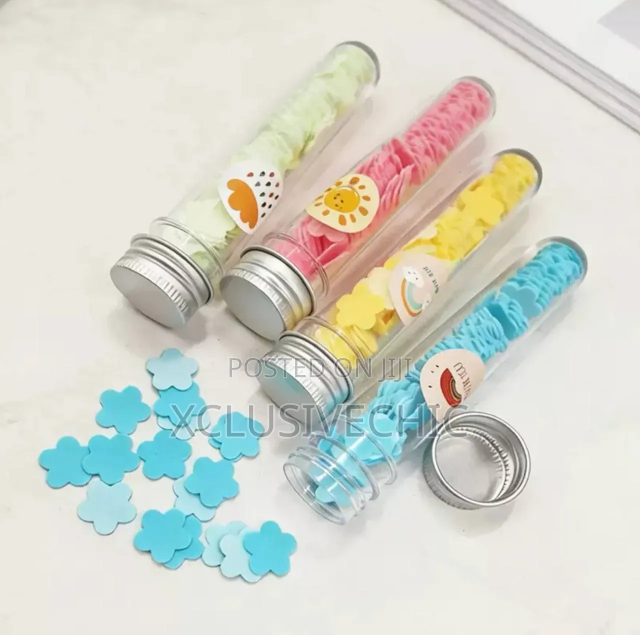 12pcs Travel Bottled Hand-Washing Test Tube Plastic Containers